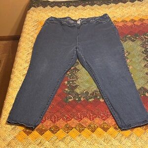Catherines Dark Blue Straight Leg Jeans